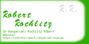 robert rochlitz business card